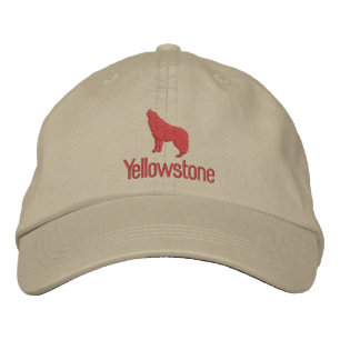 Yellowstone-Varg Baskebollkapp med broderade hörn Broderad Keps