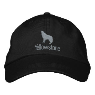 Yellowstone-Varg Baskebollkapp med broderade hörn Broderad Keps