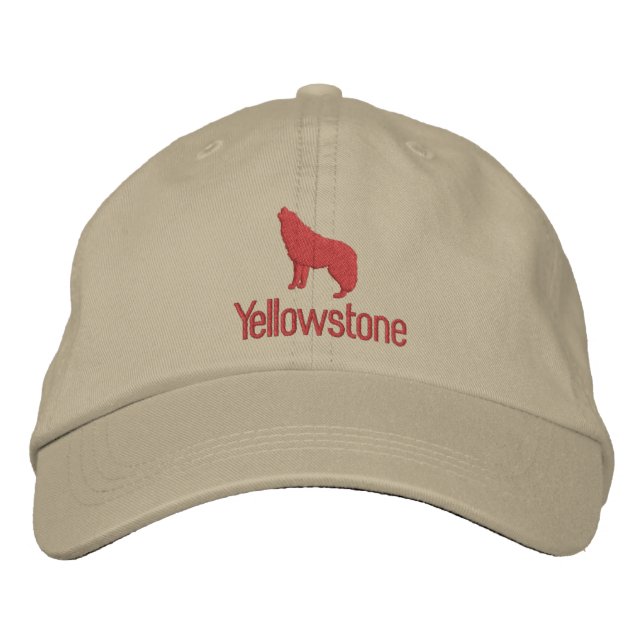Yellowstone Varg Broderad Basebollmössa Keps (Framsida)