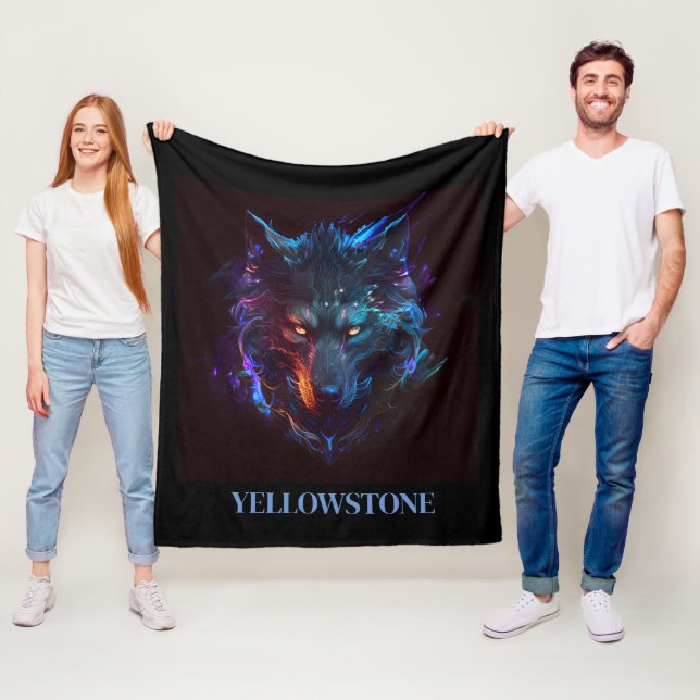 Yellowstone Varg Fleece Blanket (På plats)