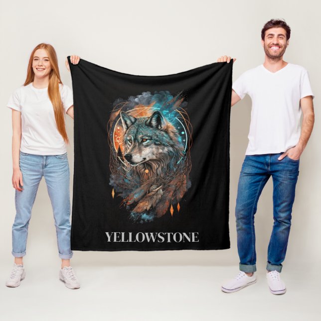 Yellowstone Varg Fleece Blanket (På plats)