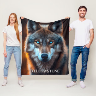 Yellowstone Varg Fleece Blanket
