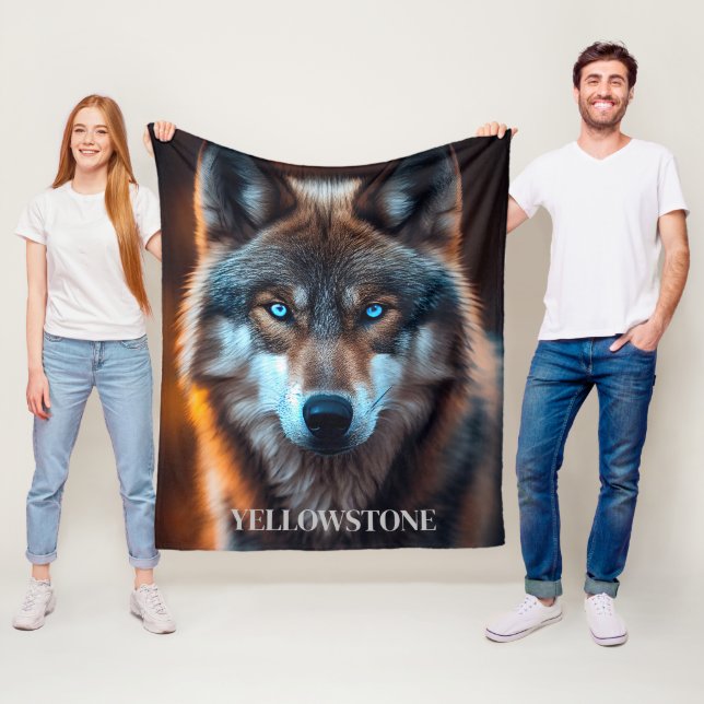 Yellowstone Varg Fleece Blanket (På plats)