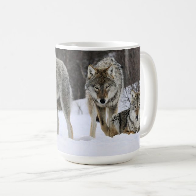 Yellowstone Vargar Coffee Mugg (Framsida höger)