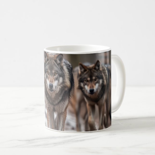 Yellowstone Vargar Coffee Mugg (Framsida höger)