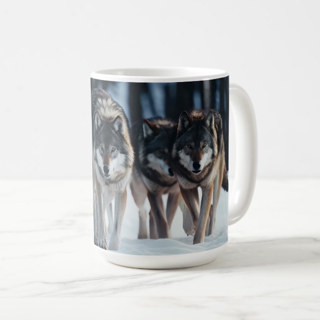 Yellowstone Vargar Coffee Mugg (Framsida höger)