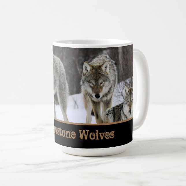 Yellowstone Vargar Coffee Mugg (Framsida höger)