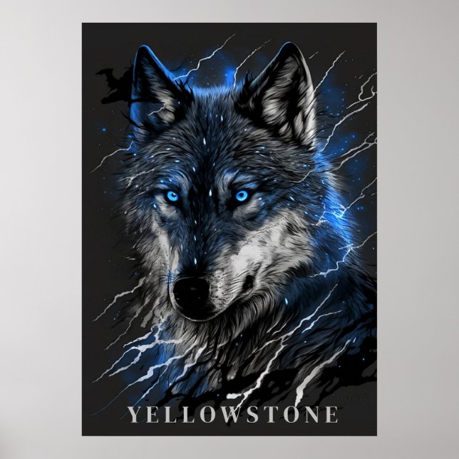 Yellowstone-Vargen Poster konst (Framsidan)