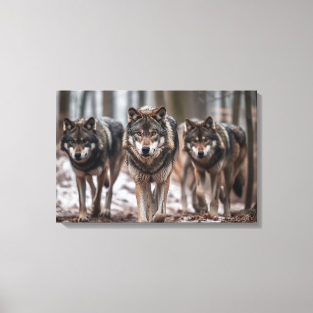 Yellowstone Vargs Canvas Art (Framsida)