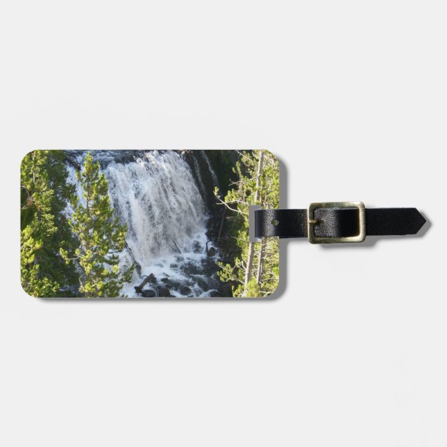 Yellowstone vattenfall bagagebricka (Horisontell Framsida)