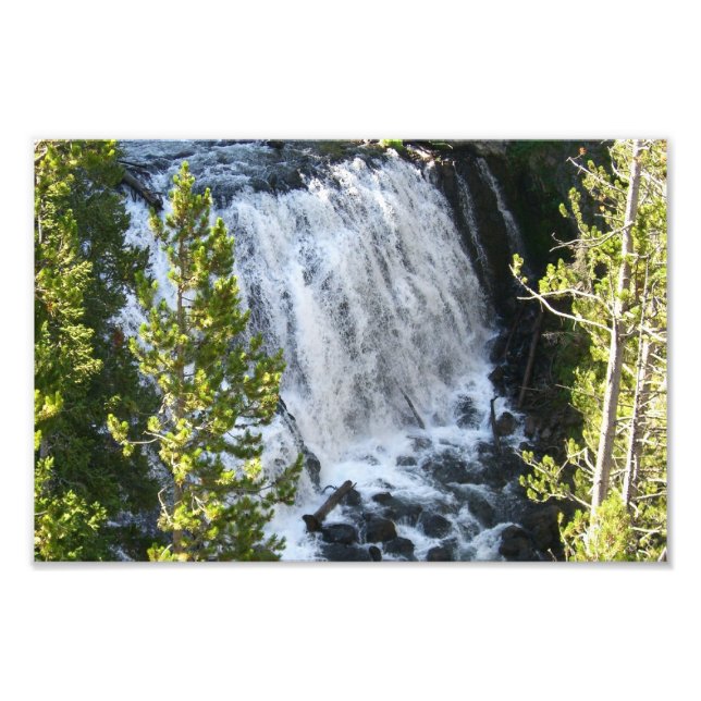 Yellowstone vattenfall fototryck (Framsidan)