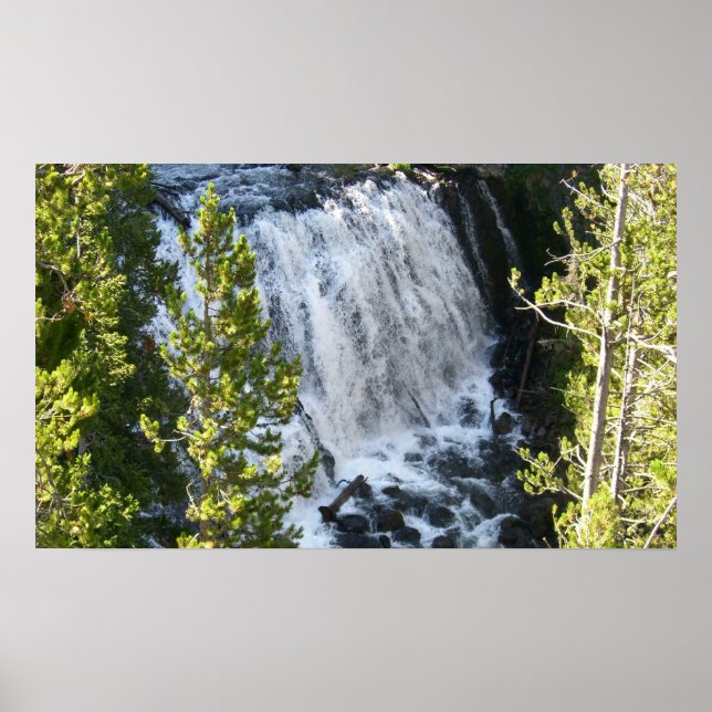 Yellowstone vattenfall poster (Framsidan)