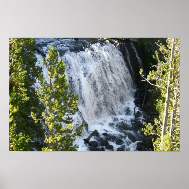 Yellowstone vattenfall poster (Framsidan)