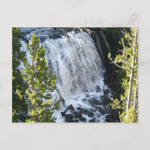 Yellowstone vattenfall vykort