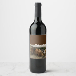 Yellowstone Vinflaska Etikett