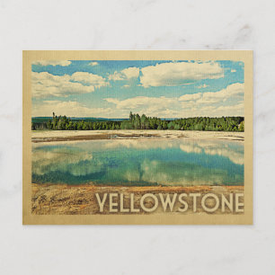 Yellowstone Vintage resor Vykort