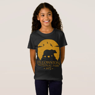Yellowstone Vintage Retro Bear USA nationalpark T Shirt
