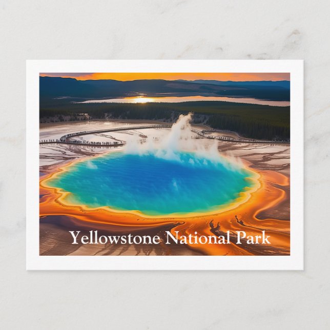 Yellowstone vykort (Framsida)