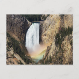 Yellowstone - vykort för nedre gulstolpar