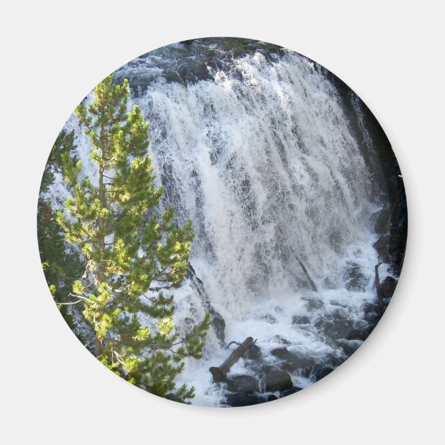 Yellowstone Waterfall Magnet (Framsidan)