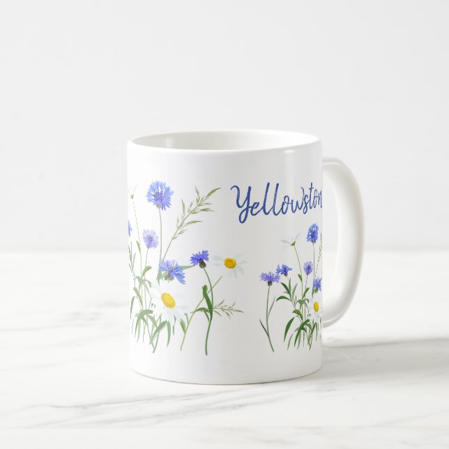 Yellowstone WildblommMugg Kaffemugg (Framsida höger)
