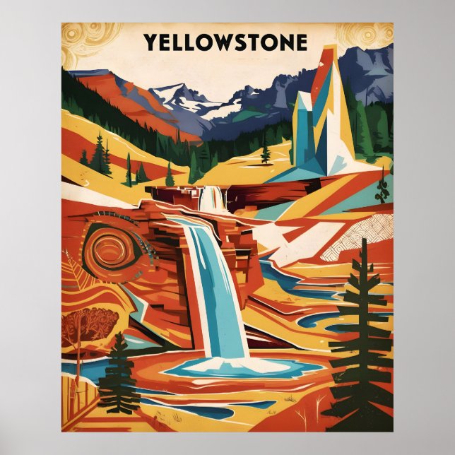 Yellowstone Wonders Poster (Framsidan)