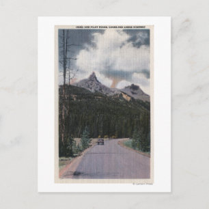 Yellowstone, WY - Index & Pilot Peaks, Cooke Vykort