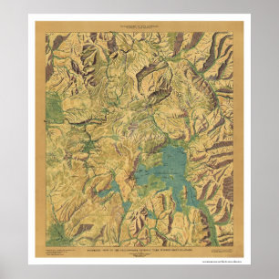 Yellowstone WY MT ID 1915 Poster
