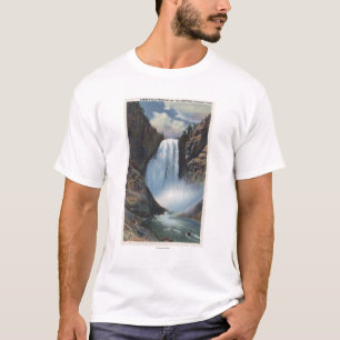 Yellowstone WYLower nedgångar beskådar underifr T Shirt