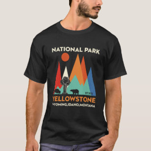 Yellowstone Wyoming US National Park Family Vacati T Shirt