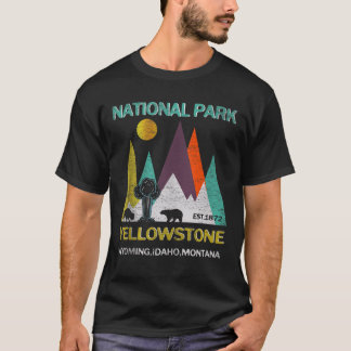 Yellowstone Wyoming US National Park Tee Family Va