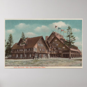 Yellowstone WYView av den hela gammala trogna Poster