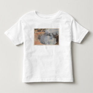 Yellowstone WYView av krater av leravulkan Tee