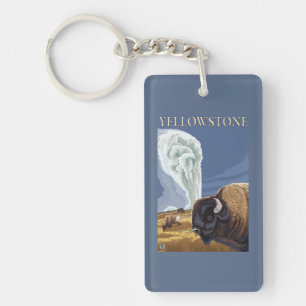 YellowstoneBison med gammalt troget