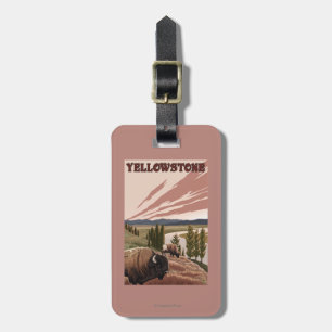 YellowstoneBison plats Bagagebricka