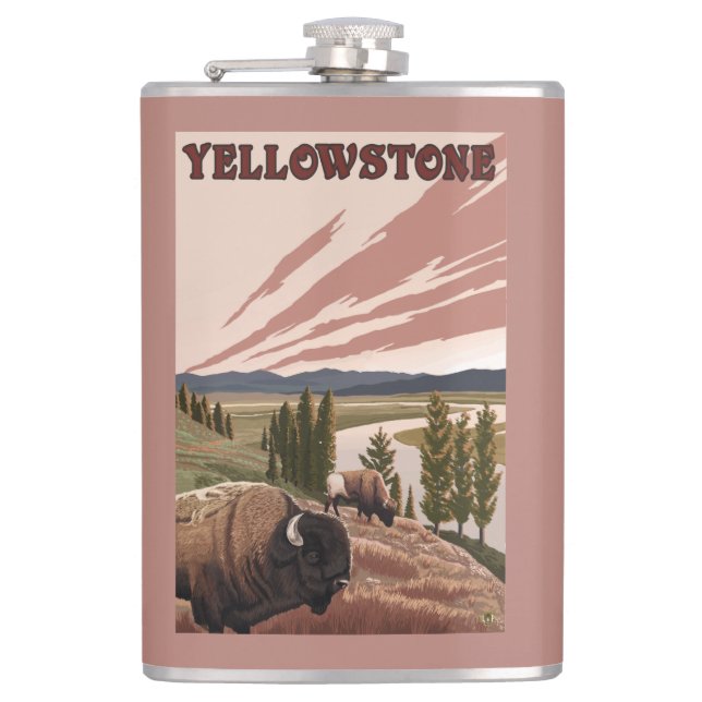 YellowstoneBison plats Fickplunta (Framsidan)