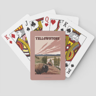 YellowstoneBison plats Kortlek