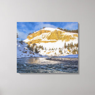 Yellowstonefloden Canvastryck
