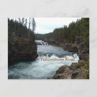 Yellowstoneflodskort Vykort