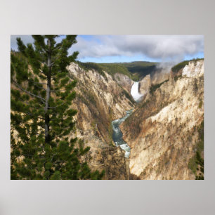 Yellowstones Artist Point Poster