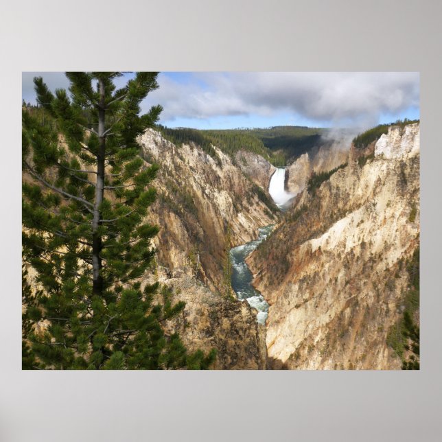 Yellowstones Artist Point Poster (Framsidan)