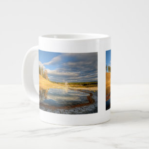 Yellowstones landskap jumbo mugg