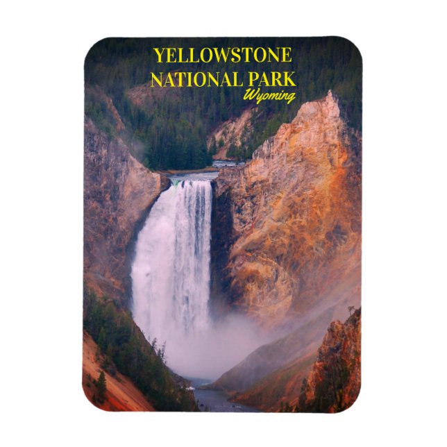 Yellowstones nationalpark, Wyoming Magnet (Vertikal)