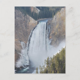 Yellowstones nedre fall vykort