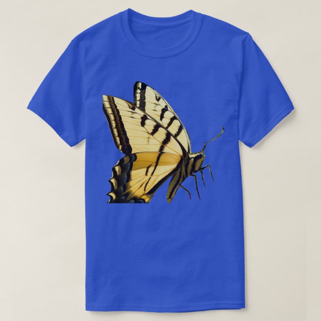 Yelow Butterfly tiger swallowtail T Shirt (Design framsida)