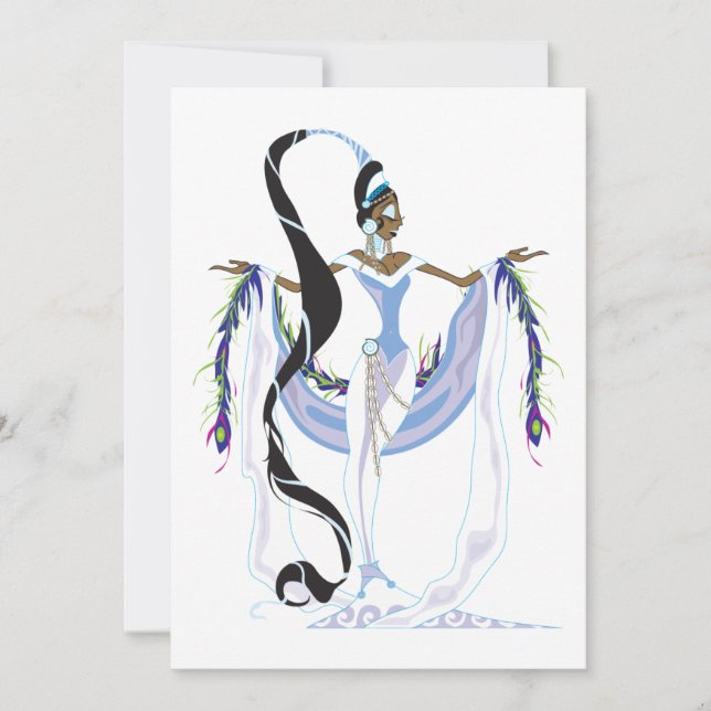 Yemaya Divina inbjudningar (Framsida)