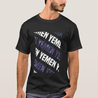 Yemen Camo Mönster Lila Camouflage T Shirt
