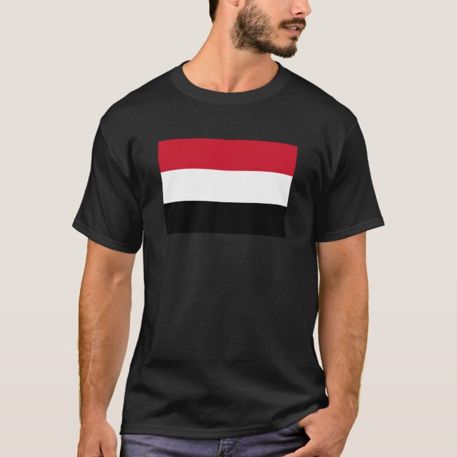 Yemen flag T-Shirt, Patrio T Shirt (Framsida)