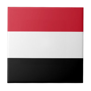 Yemen flagga kakelplatta