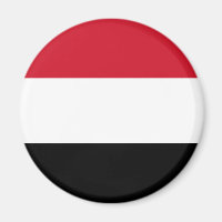 Yemen Flagga Magnet